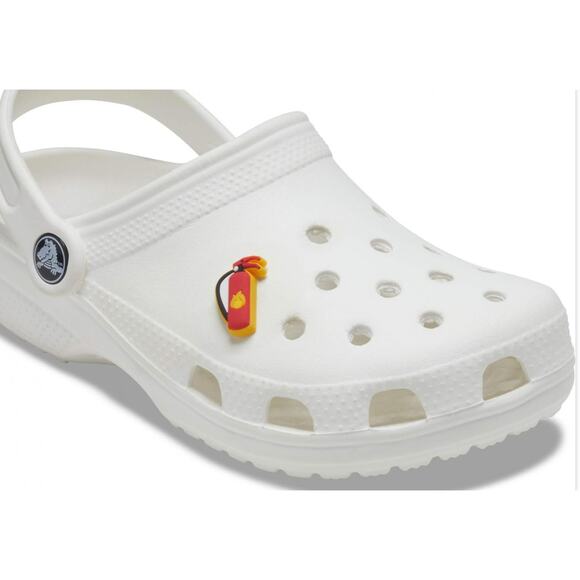 Crocs Jibbitz 3 Shoe Charms New Game Controller Fire Extinguisher Money Bag - Picture 3 of 7